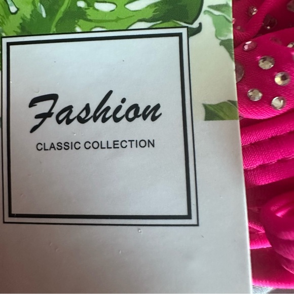 Glamorous Pink Sequin Bikini Set - Picture 5 of 5